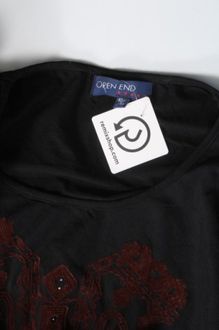 Γυναικεία μπλούζα Open End, Μέγεθος XL, Χρώμα Μαύρο, Τιμή 8,41 €