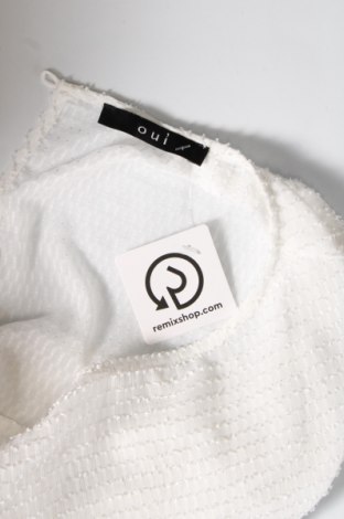 Γυναικεία μπλούζα Oui, Μέγεθος L, Χρώμα Λευκό, Τιμή 16,33 €