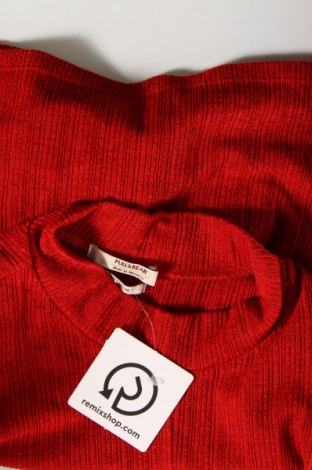 Γυναικεία μπλούζα Pull&Bear, Μέγεθος L, Χρώμα Κόκκινο, Τιμή 3,64 €