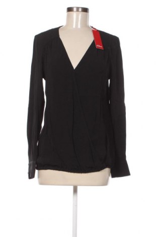 Дамска блуза S.Oliver, Размер XS, Цвят Черен, Цена 11,55 лв.