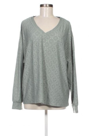 Дамска блуза SHEIN, Размер XL, Цвят Зелен, Цена 6,46 лв.