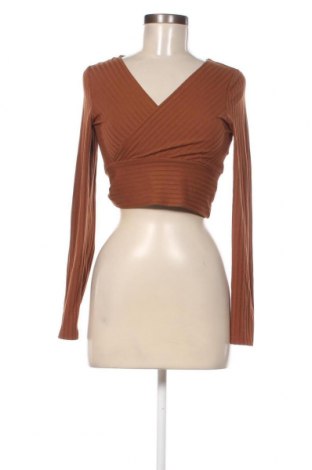 Дамска блуза SHEIN, Размер M, Цвят Кафяв, Цена 21,00 лв.