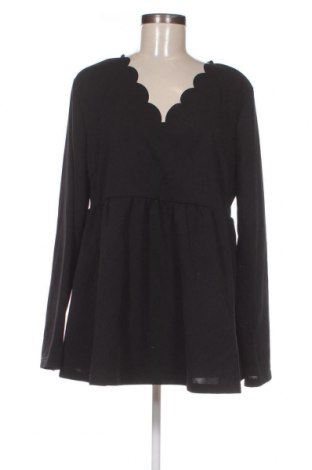 Дамска блуза SHEIN, Размер XXL, Цвят Черен, Цена 12,54 лв.