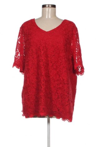 Дамска блуза Samoon, Размер XXL, Цвят Червен, Цена 34,00 лв.