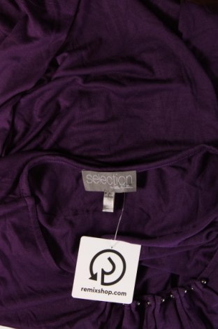 Дамска блуза Selection By Ulla Popken, Размер L, Цвят Лилав, Цена 34,00 лв.
