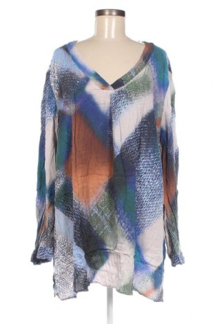 Γυναικεία μπλούζα Selection By Ulla Popken, Μέγεθος 4XL, Χρώμα Πολύχρωμο, Τιμή 21,03 €