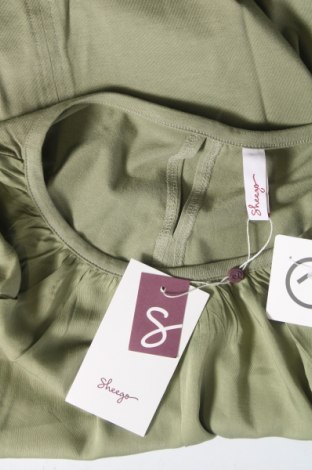 Дамска блуза Sheego, Размер XL, Цвят Зелен, Цена 14,63 лв.