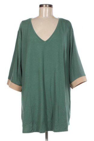 Дамска блуза Sheego, Размер 5XL, Цвят Зелен, Цена 61,60 лв.