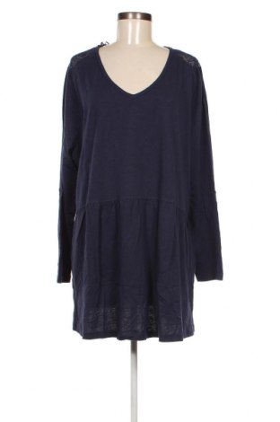 Γυναικεία μπλούζα Sheego, Μέγεθος 5XL, Χρώμα Μπλέ, Τιμή 25,00 €