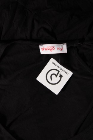 Дамска блуза Sheego, Размер 5XL, Цвят Черен, Цена 23,80 лв.