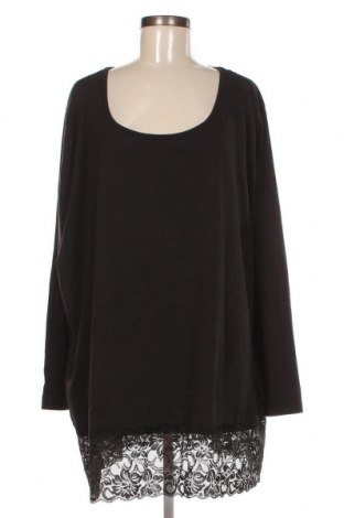 Дамска блуза Sheego, Размер 5XL, Цвят Черен, Цена 27,20 лв.