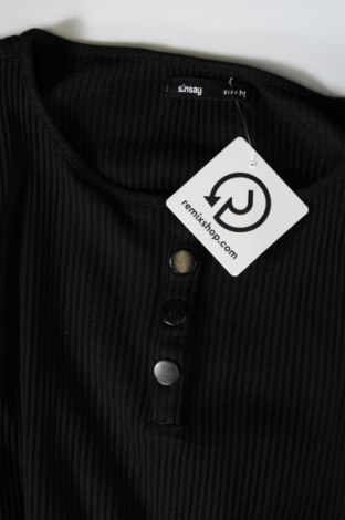 Γυναικεία μπλούζα Sinsay, Μέγεθος M, Χρώμα Μαύρο, Τιμή 4,70 €