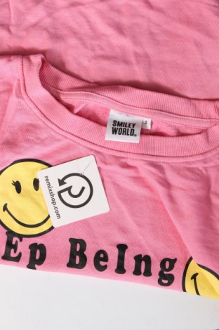 Γυναικεία μπλούζα Smiley World, Μέγεθος S, Χρώμα Ρόζ , Τιμή 2,12 €