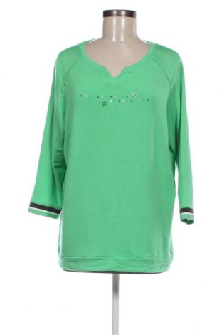 Γυναικεία μπλούζα S'questo, Μέγεθος XL, Χρώμα Πράσινο, Τιμή 11,75 €
