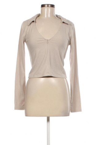 Damen Shirt Stradivarius, Größe L, Farbe Grau, Preis € 1,99