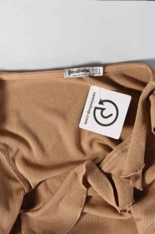 Damen Shirt Stradivarius, Größe S, Farbe Beige, Preis € 13,22