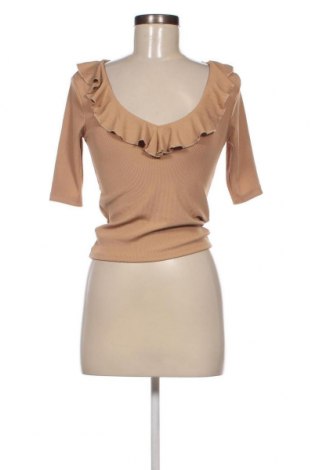 Damen Shirt Stradivarius, Größe S, Farbe Beige, Preis 4,63 €