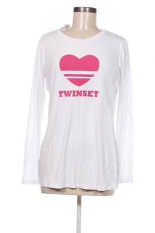 Γυναικεία μπλούζα TWINSET, Μέγεθος M, Χρώμα Λευκό, Τιμή 42,16 €