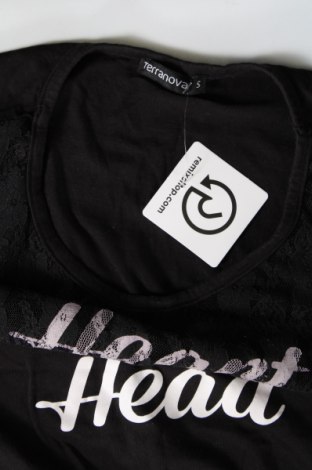 Γυναικεία μπλούζα Terranova, Μέγεθος S, Χρώμα Μαύρο, Τιμή 3,89 €