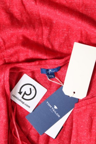 Γυναικεία μπλούζα Tom Tailor, Μέγεθος 3XL, Χρώμα Κόκκινο, Τιμή 26,20 €