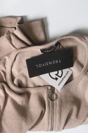 Γυναικεία μπλούζα Trendyol, Μέγεθος XL, Χρώμα  Μπέζ, Τιμή 39,69 €