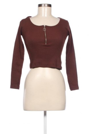 Дамска блуза Trendyol, Размер S, Цвят Кафяв, Цена 15,40 лв.