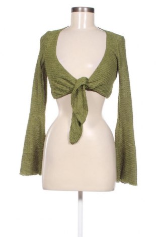 Дамска блуза Trendyol, Размер S, Цвят Зелен, Цена 17,00 лв.