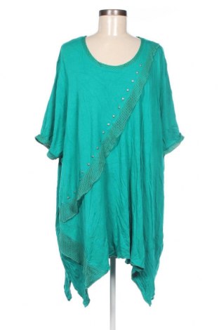 Дамска блуза Ulla Popken, Размер 5XL, Цвят Зелен, Цена 34,00 лв.