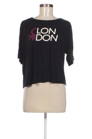 Дамска блуза United Colors Of Benetton, Размер L, Цвят Черен, Цена 34,00 лв.