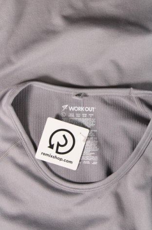 Damen Shirt Work Out, Größe L, Farbe Grau, Preis € 4,00