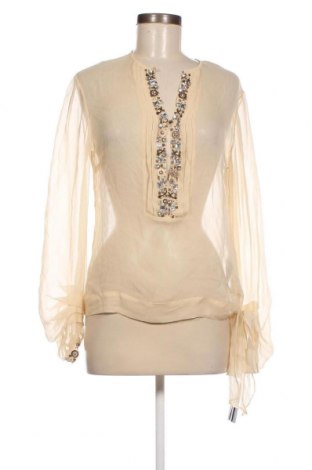 Damen Shirt Zara, Größe L, Farbe Beige, Preis 32,00 €
