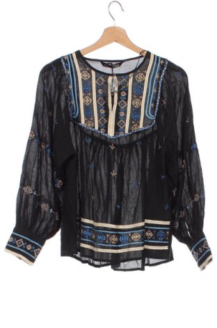 Дамска блуза Zara, Размер XS, Цвят Черен, Цена 37,54 лв.