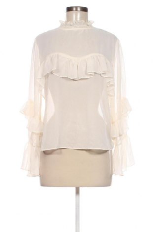 Дамска блуза Zara, Размер M, Цвят Екрю, Цена 29,76 лв.