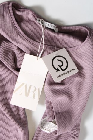 Γυναικεία μπλούζα Zara, Μέγεθος L, Χρώμα Βιολετί, Τιμή 6,39 €