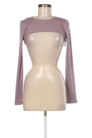 Дамска блуза Zara, Размер L, Цвят Лилав, Цена 12,40 лв.