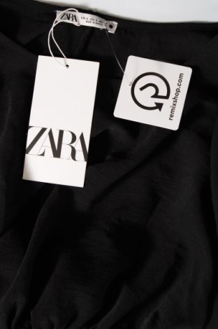 Дамска блуза Zara, Размер S, Цвят Черен, Цена 6,90 лв.