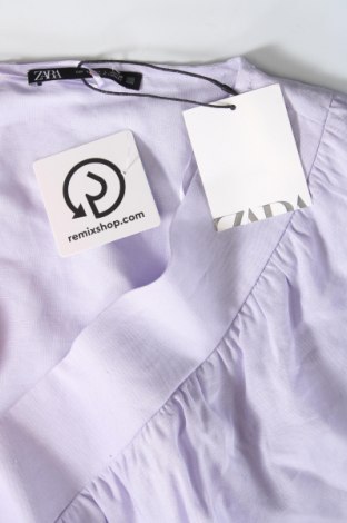 Bluză de femei Zara, Mărime L, Culoare Mov, Preț 203,95 Lei