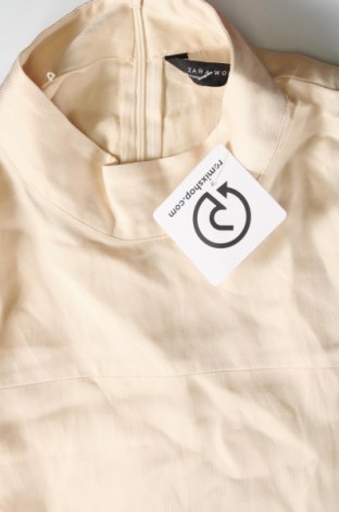 Bluză de femei Zara, Mărime M, Culoare Bej, Preț 35,91 Lei