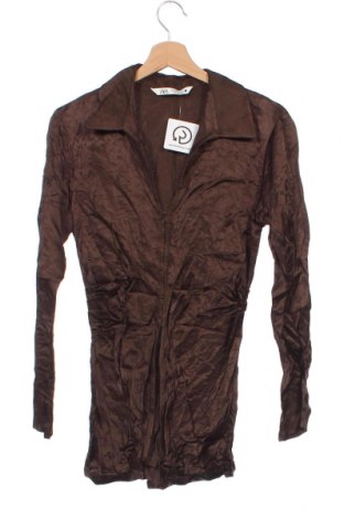 Damen Shirt Zara, Größe S, Farbe Braun, Preis 9,40 €