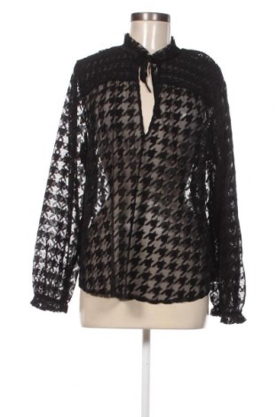 Дамска блуза Zara, Размер XXL, Цвят Черен, Цена 27,00 лв.