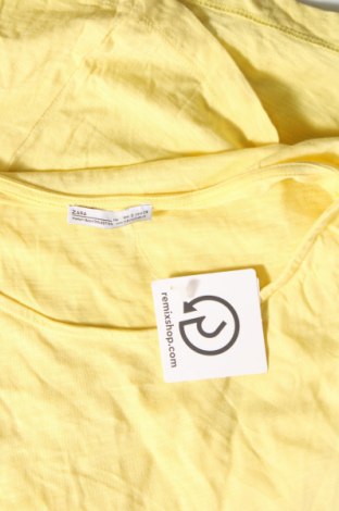 Дамска блуза Zara, Размер S, Цвят Жълт, Цена 8,40 лв.