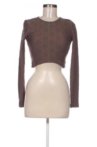 Дамска блуза Zara, Размер M, Цвят Кафяв, Цена 13,50 лв.