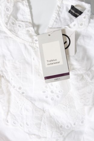 Damen Shirt Zara Trafaluc, Größe L, Farbe Weiß, Preis 22,40 €