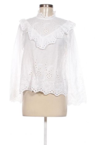 Дамска блуза Zara Trafaluc, Размер L, Цвят Бял, Цена 43,79 лв.
