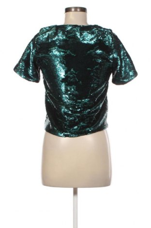 Дамска блуза Zara Trafaluc, Размер S, Цвят Зелен, Цена 23,46 лв.