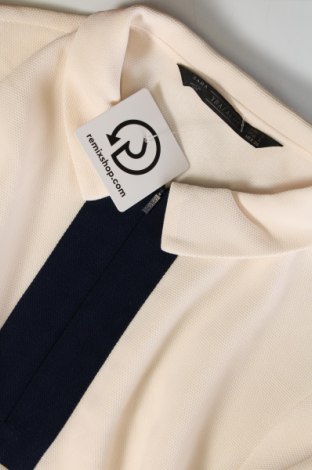 Дамска блуза Zara Trafaluc, Размер S, Цвят Екрю, Цена 9,38 лв.