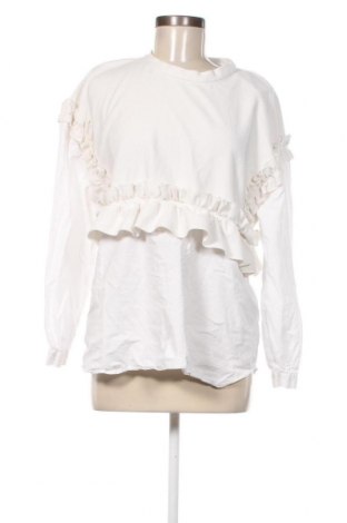 Γυναικεία μπλούζα Zara Trafaluc, Μέγεθος L, Χρώμα Λευκό, Τιμή 8,29 €