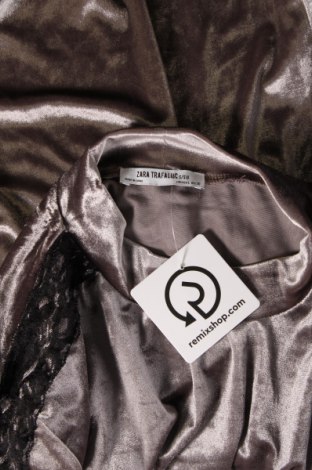 Γυναικεία μπλούζα Zara Trafaluc, Μέγεθος L, Χρώμα Γκρί, Τιμή 3,51 €