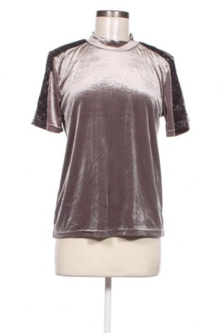 Дамска блуза Zara Trafaluc, Размер L, Цвят Сив, Цена 5,67 лв.