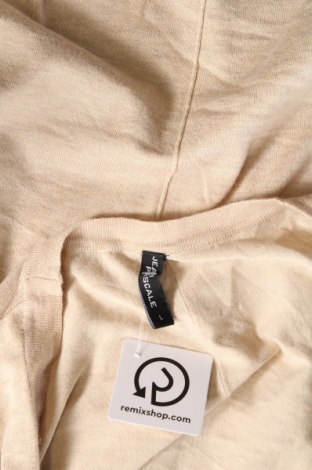 Damen Strickjacke Jean Pascale, Größe L, Farbe Beige, Preis 4,64 €